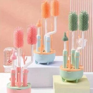 Home baby silicone feeder brush set